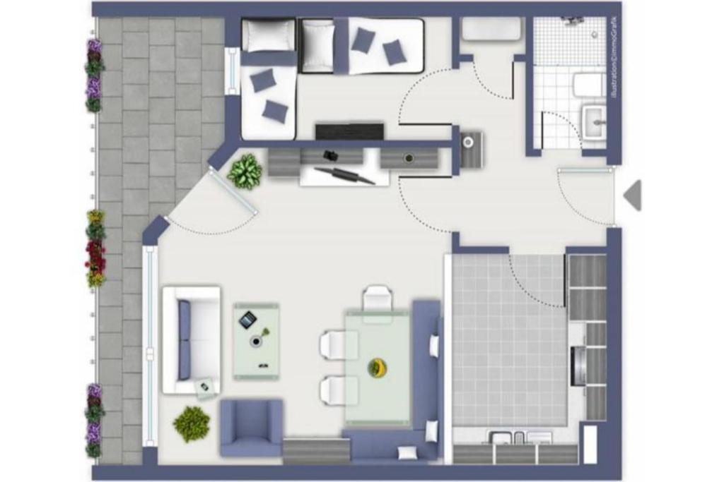 Strandhotel Wohnung 44 达默 外观 照片
